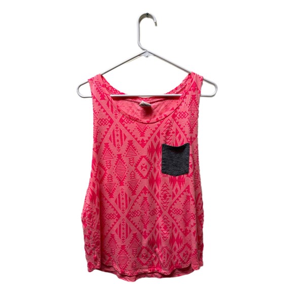 Victoria's Secret VS PINK Aztec Print Tank Top, Large, Pre-owned - Picture 3 of 7